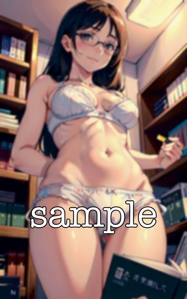 サンプル画像3:図書委員会のあどけない陰キャ童顔巨乳〜Gカップで下着姿をみせつける痴女だった〜(媚薬DNA) [d_371364]