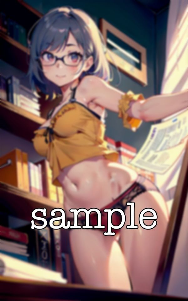 サンプル画像6:図書委員会のあどけない陰キャ童顔巨乳〜Gカップで下着姿をみせつける痴女だった〜(媚薬DNA) [d_371364]