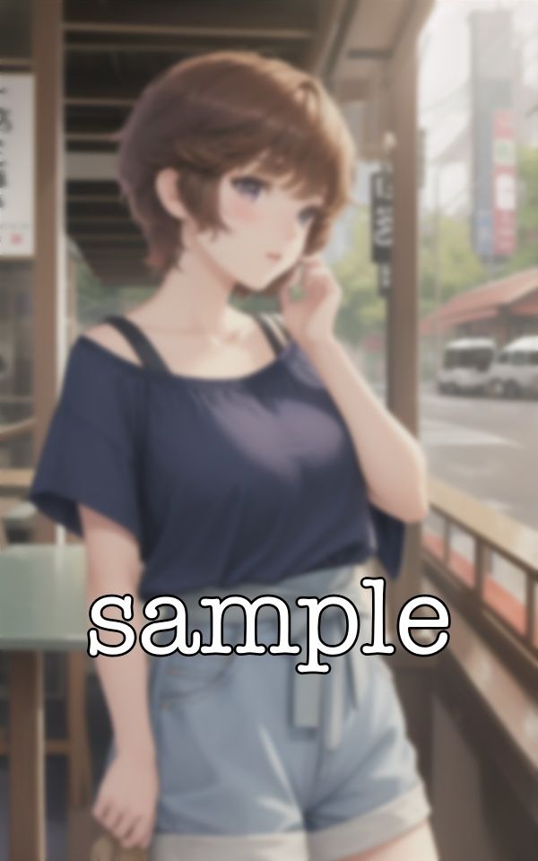 サンプル画像2:カフェの店員とイチャイチャしまくる特集！ムラムラが止まらない清楚系スペシャル！(どえろもん) [d_371365]