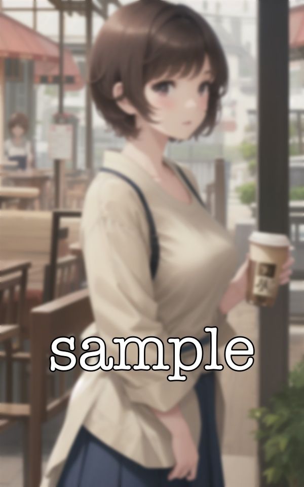 サンプル画像4:カフェの店員とイチャイチャしまくる特集！ムラムラが止まらない清楚系スペシャル！(どえろもん) [d_371365]