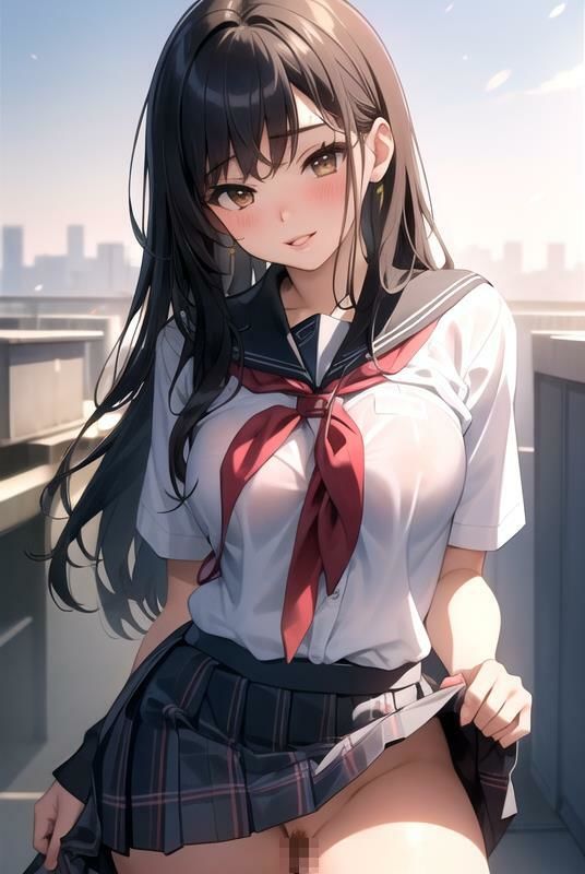 サンプル画像2:【はだかの幼馴染】 日常とは異なる風景が広がる教室 いつからこうなったんだろう・・ 君の湿ったYシャツが 色っぽいくて仕方がない ＃4(美女の親指) [d_371442]