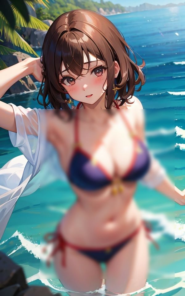 サンプル画像3:水着で遊ぼ(はごろも) [d_371445]