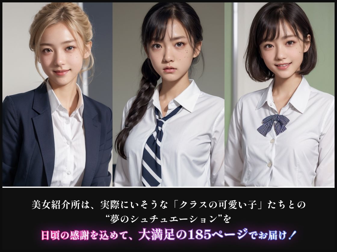 サンプル画像2:リアル女子校生！テストで不正していた同級生を戒めてやりました(美女紹介所) [d_371497]