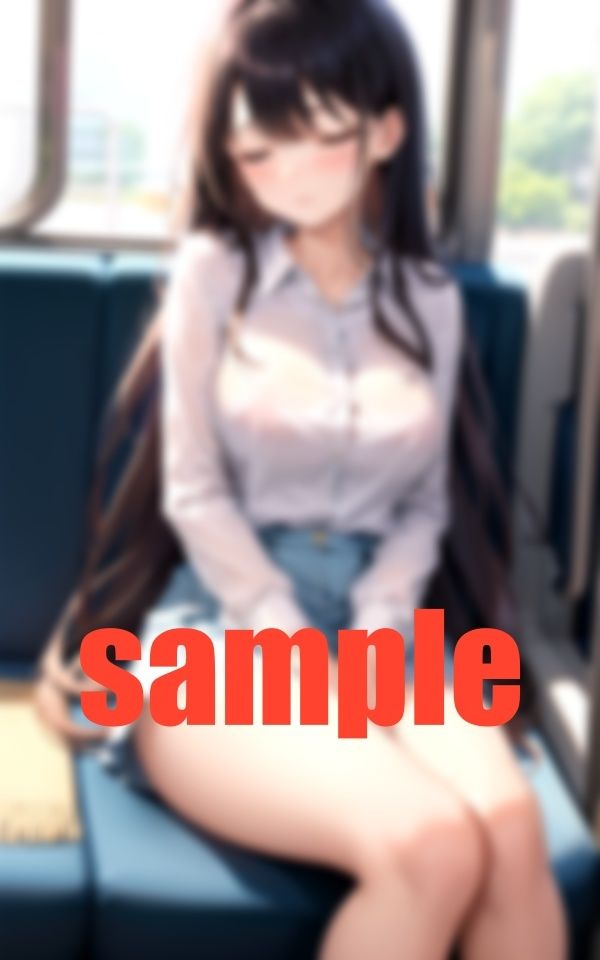 サンプル画像4:はれんちバス運行中！透けてる隙ありぐっすりお姉さん(17さく) [d_371570]