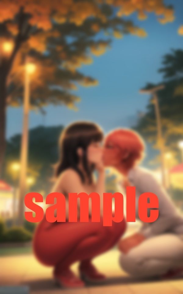 サンプル画像1:変な公園-この公園に来るとえちな気分になる-(官能AI企画24) [d_371590]