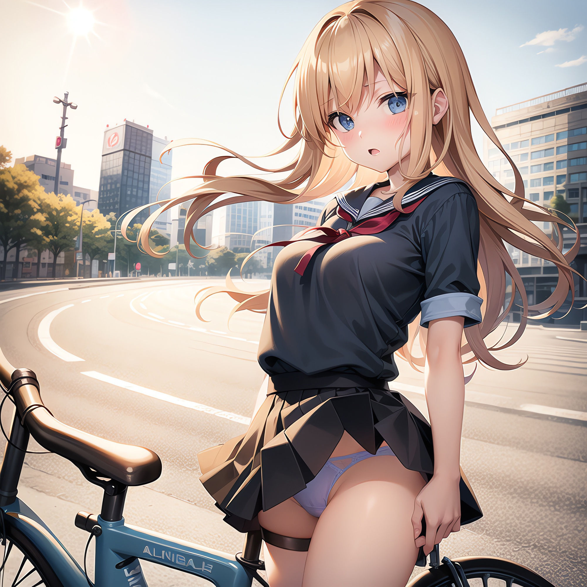 サンプル画像3:えちえち学園生活〜通学中に見えちゃうパンツ〜高画質Part4(Cameron’s room) [d_371702]