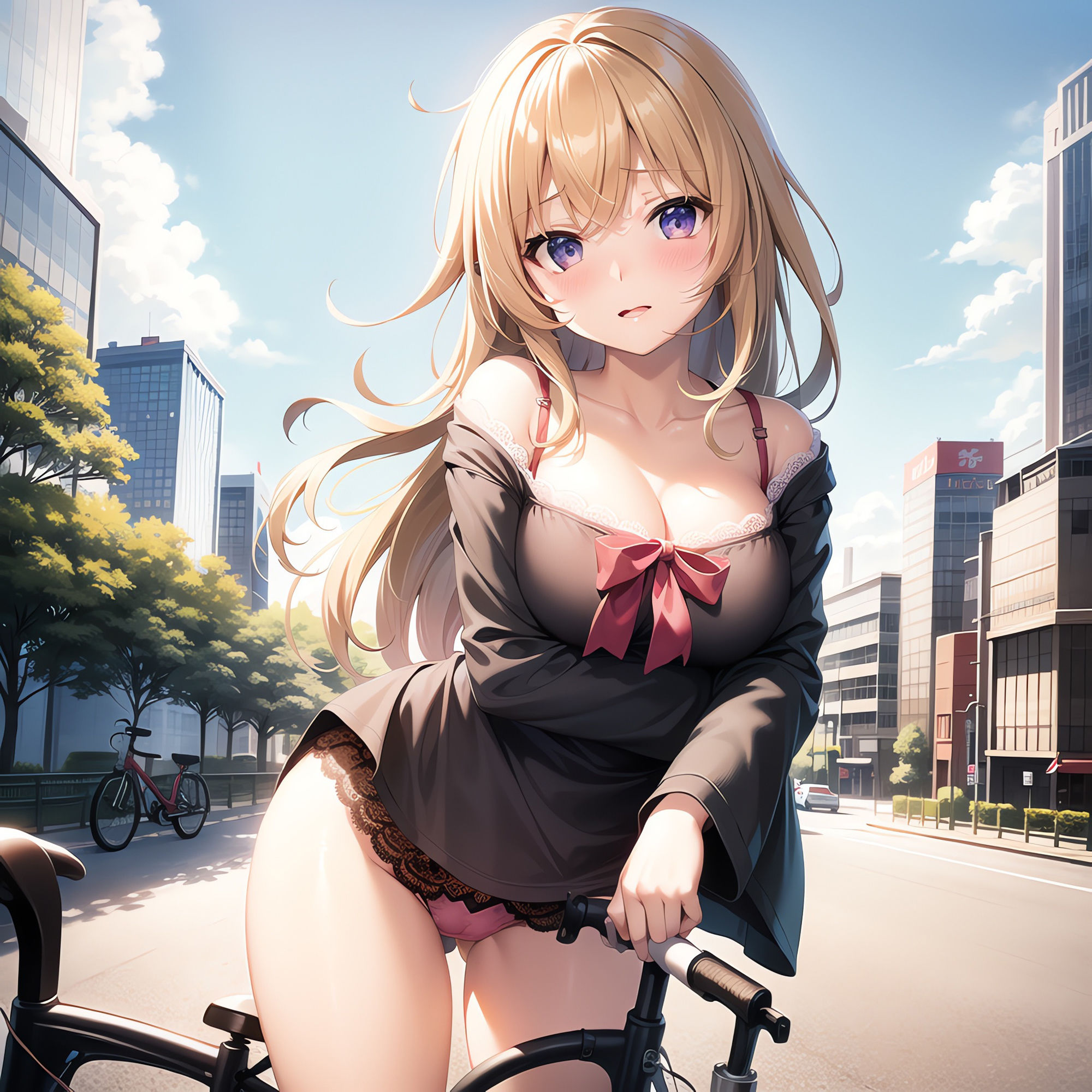 サンプル画像4:えちえち学園生活〜通学中に見えちゃうパンツ〜高画質Part4(Cameron’s room) [d_371702]