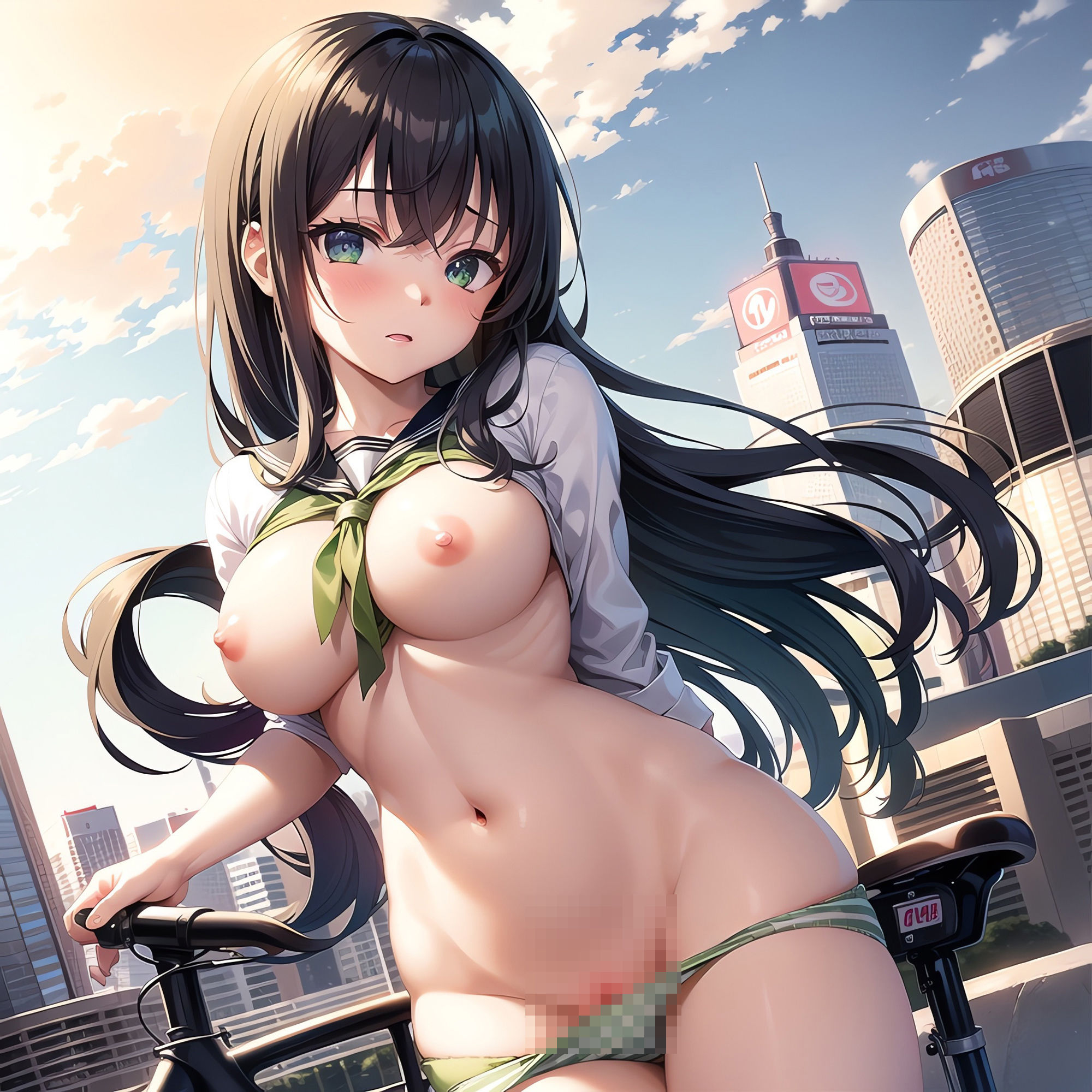 サンプル画像6:えちえち学園生活〜通学中に見えちゃうパンツ〜高画質Part4(Cameron’s room) [d_371702]