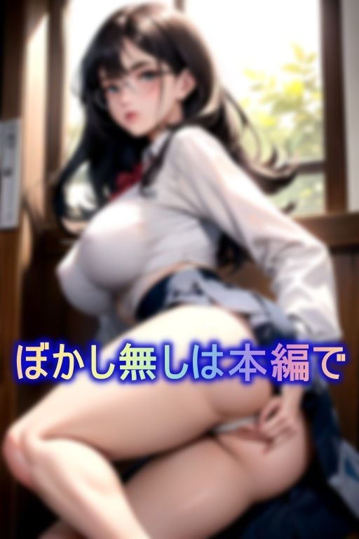サンプル画像4:真面目な爆乳メガネっ娘JKを映画の撮影と偽ってハメ撮りに誘導(ジューシー) [d_371777]