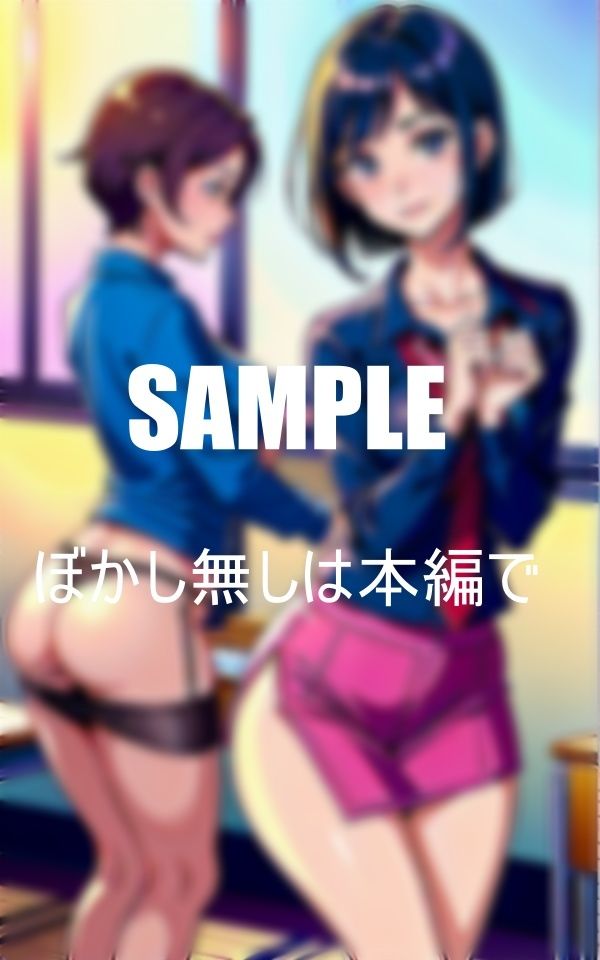 サンプル画像6:どすけべ過ぎる美熟女教師たち我慢できず同僚男性教師さえも誘惑のW不倫濡れ濡れ股間で肉棒を咥え込んだら離さない(AI美女LABO.1) [d_371866]