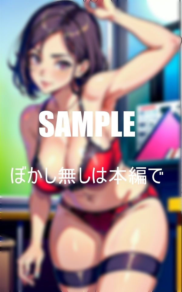 サンプル画像2:淫乱女教師と空っぽに なるまで朝までヤリまくった日(AI美女LABO.2) [d_371885]