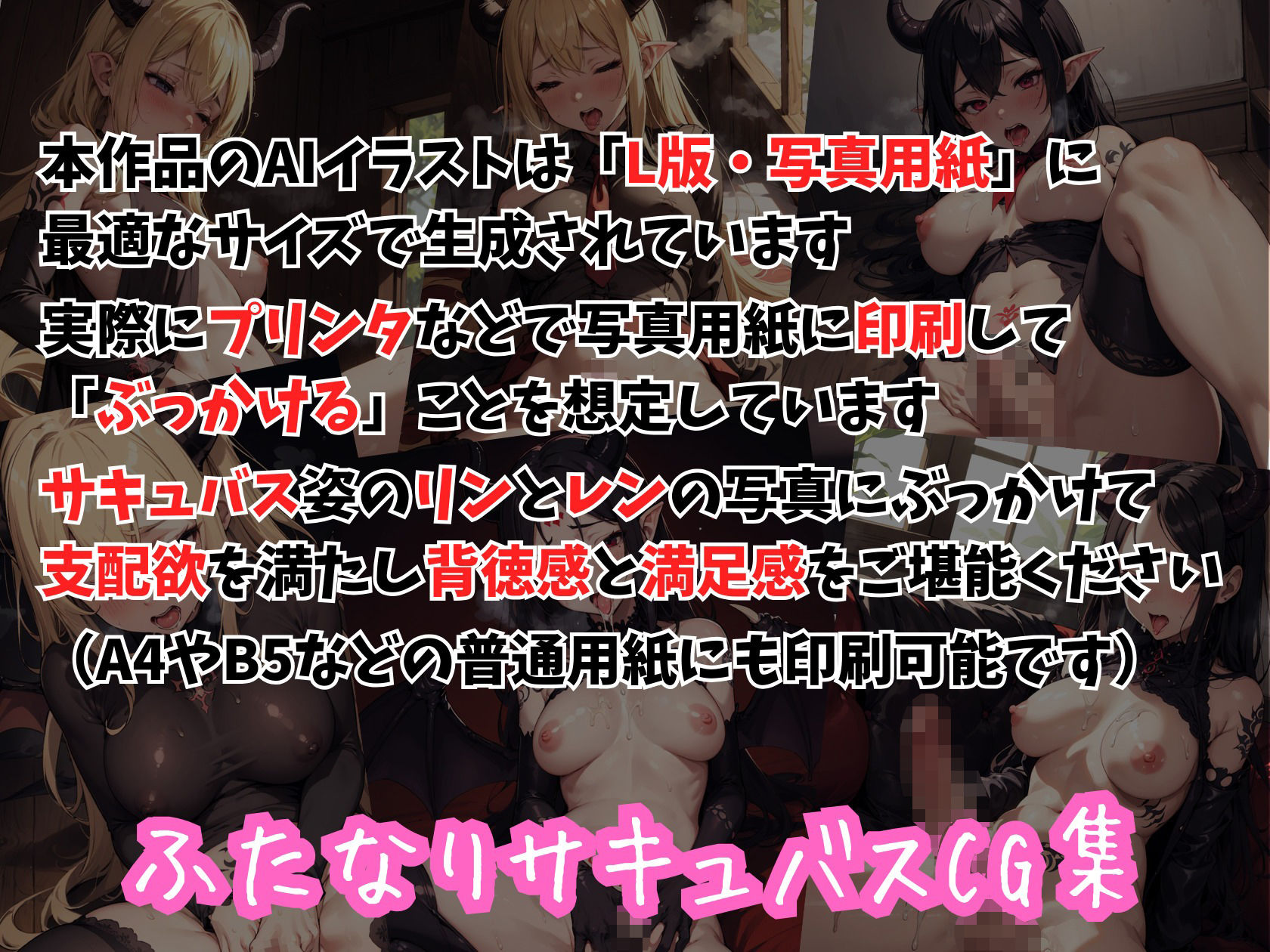 サンプル画像3:ハニートラップ サキュバスCG集 ＃2(はちみつ本舗) [d_371931]