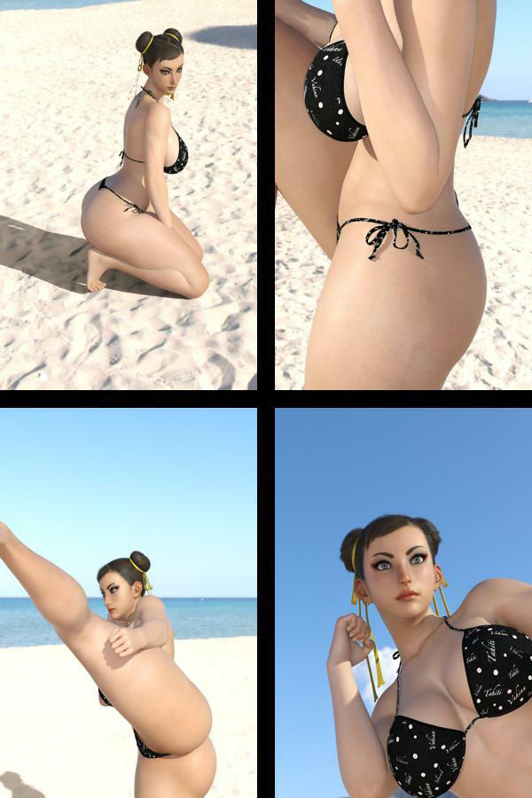 サンプル画像1:中華格闘女性のフェティッシュ写真集 Fight-03(Ozone_Layer) [d_371941]