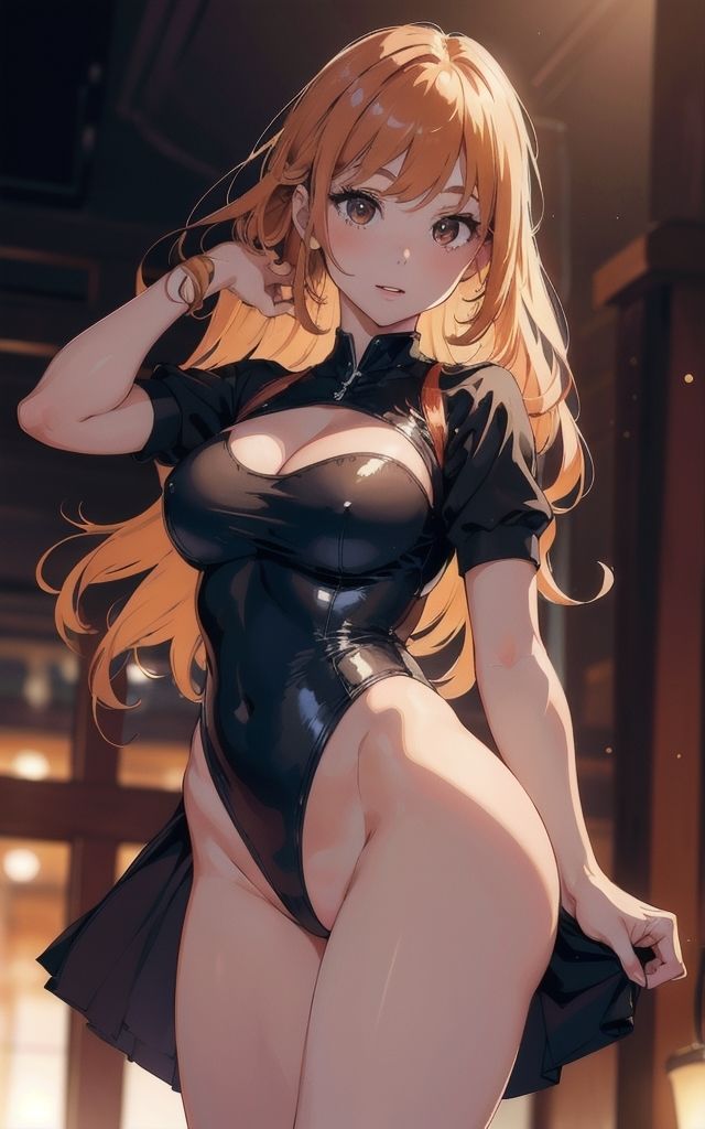 サンプル画像6:レオタード美女の肢体【AI美女イラスト集】(AI picture factory) [d_372091]