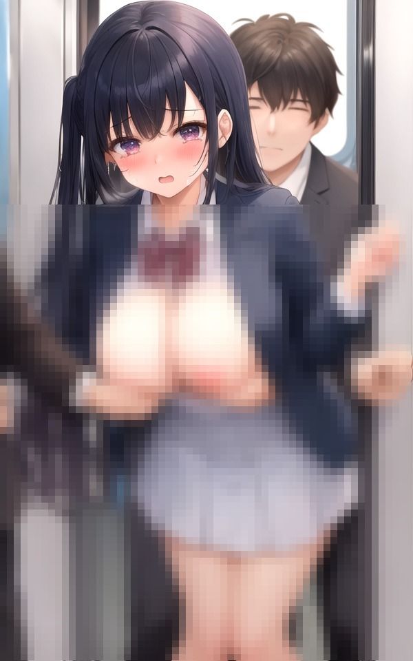 サンプル画像2:凌●されると分かっていながら毎日同じ電車に乗ってきては痴●で感じてしまう女の子(mion) [d_372118]