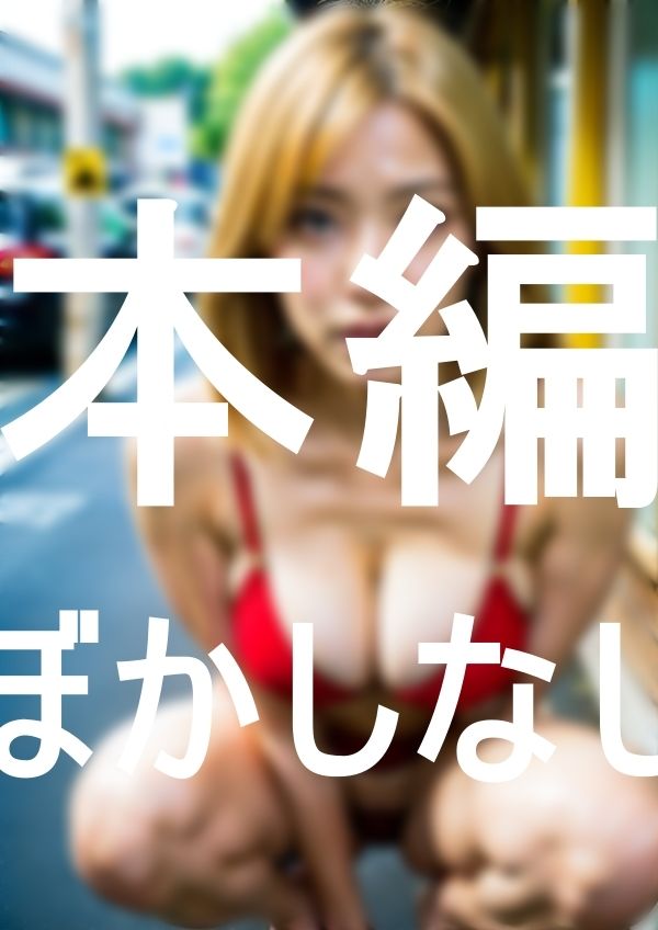 サンプル画像3:絶対的金髪露出ビッチをたぶらかして公衆の面前で大恥をかかせる展開になった日(くじ) [d_372119]