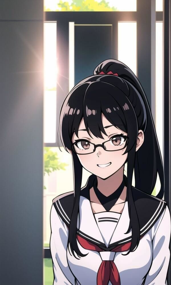 サンプル画像1:ぽにて眼鏡女子との青春の日々(いろり焼き) [d_372151]