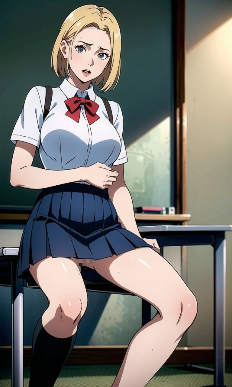 サンプル画像1:教室でなにするの？(AI.viewer) [d_372165]