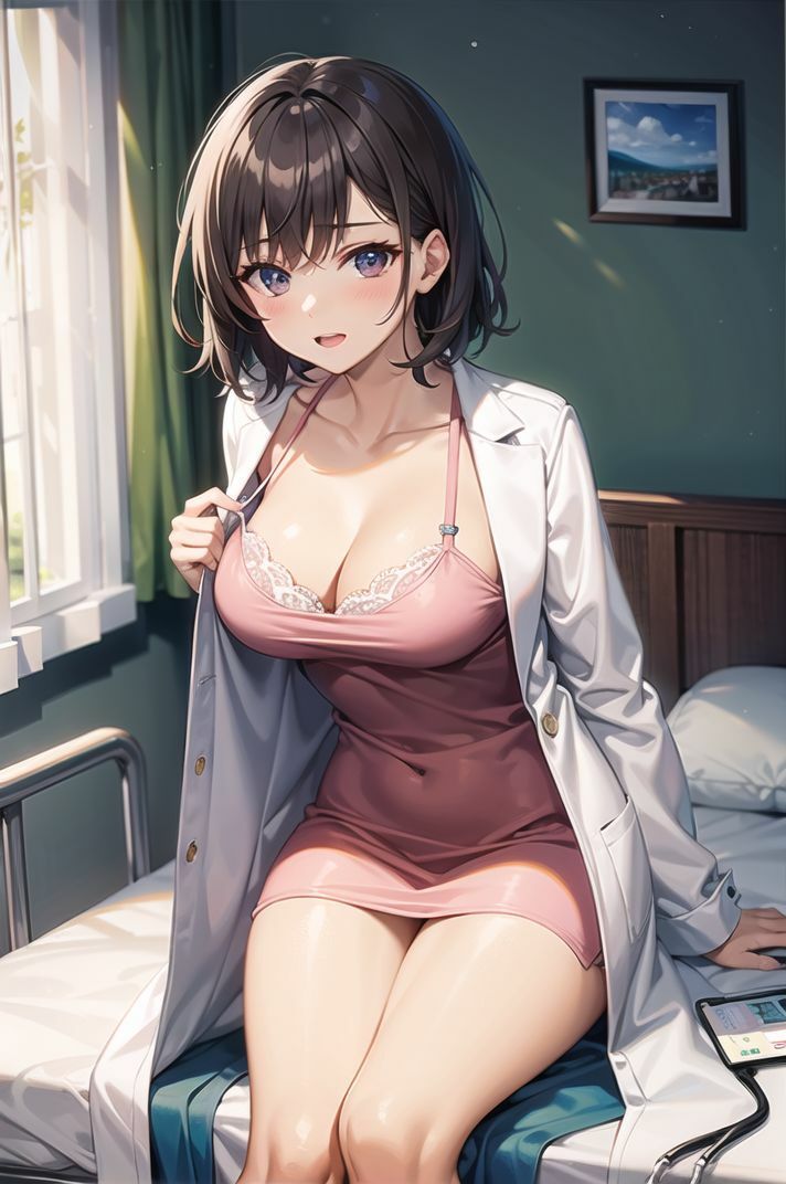 サンプル画像2:クールな女医の射精治療室(虹のふもと) [d_372175]