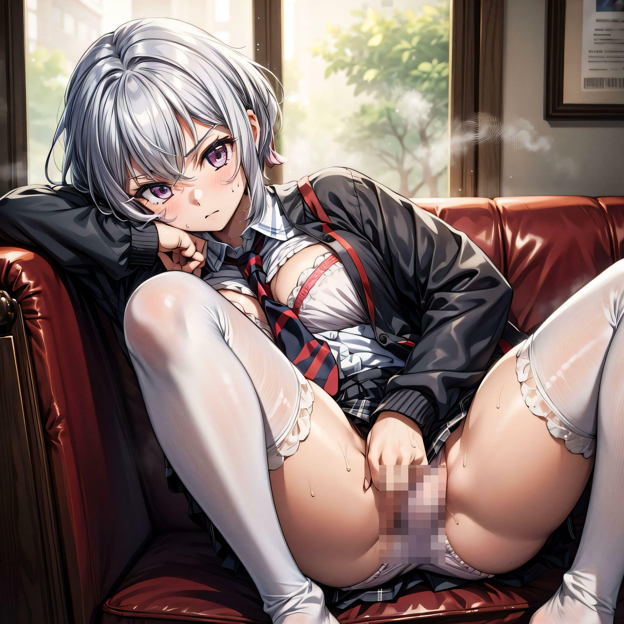 サンプル画像1:脱がせたな・・・ 私に服を脱がせたな！？(みつばちマーチ) [d_372236]