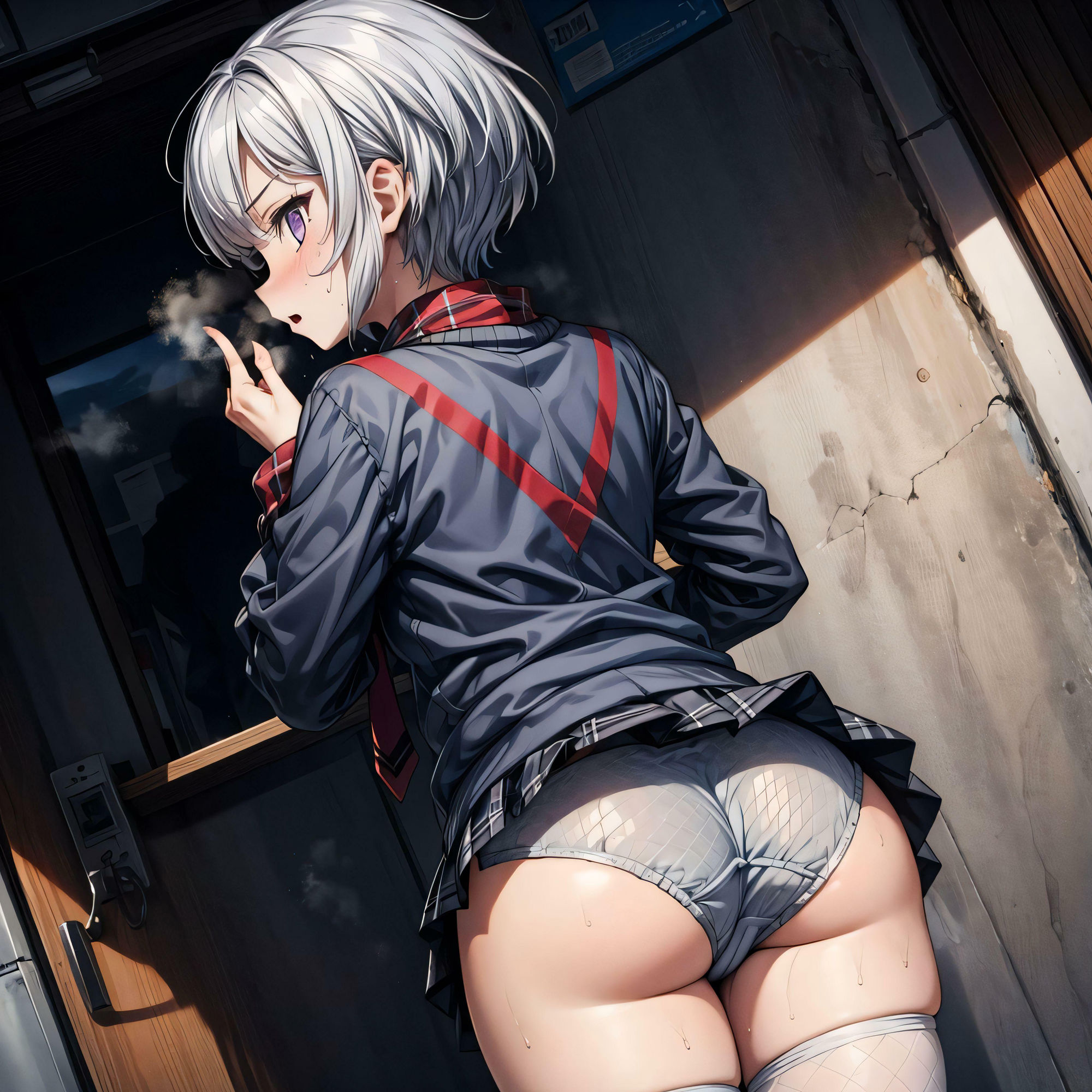 サンプル画像2:脱がせたな・・・ 私に服を脱がせたな！？(みつばちマーチ) [d_372236]