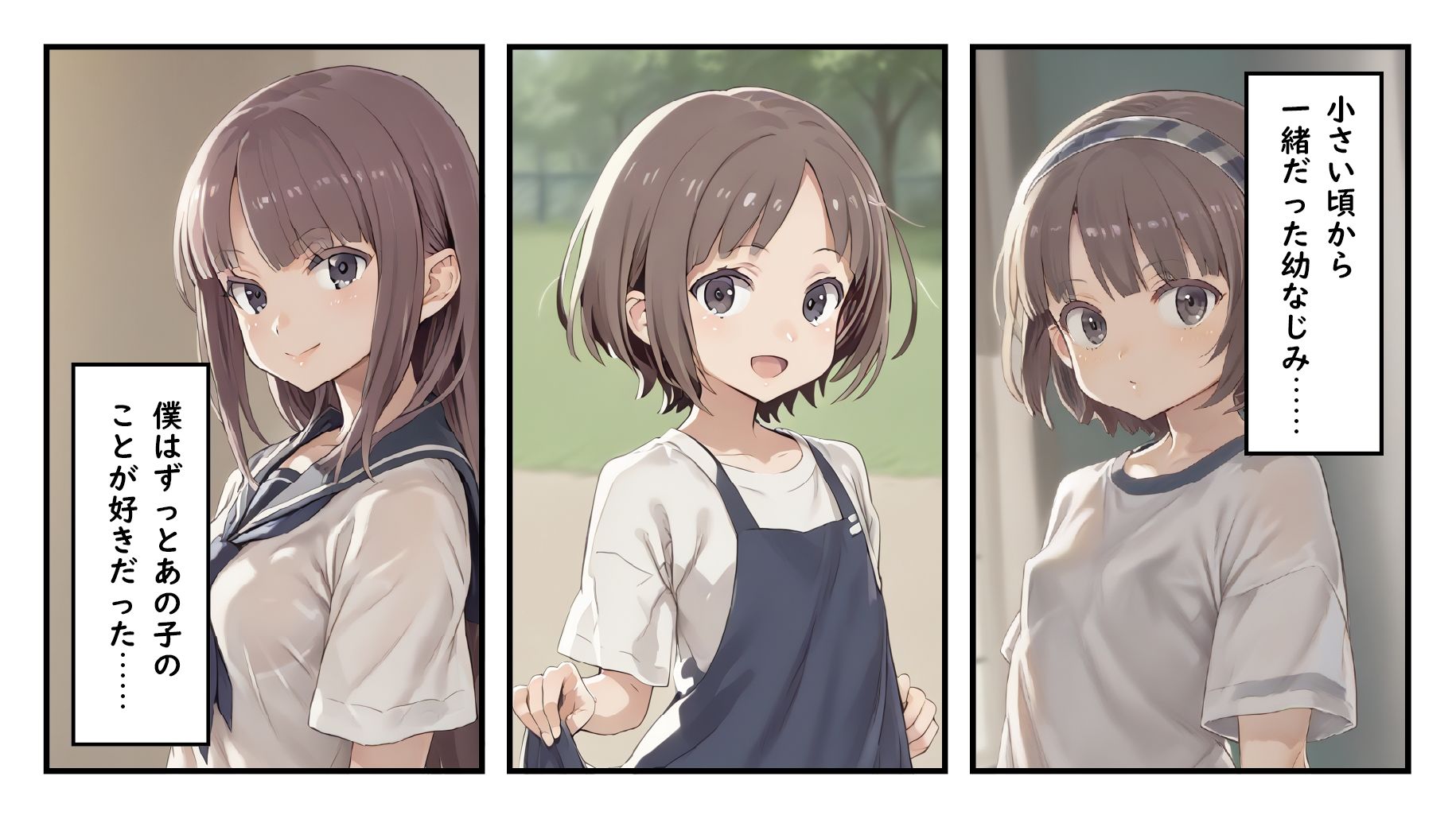 サンプル画像3:巨乳でエロい幼なじみが知らない男とセックスしてる動画が流出してる件(心の中の頂き女子) [d_372252]