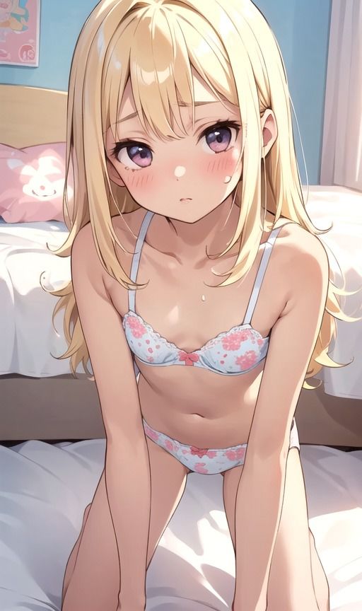 サンプル画像2:ロリ×可愛い下着姿×ちっぱい(たけよし) [d_372397]