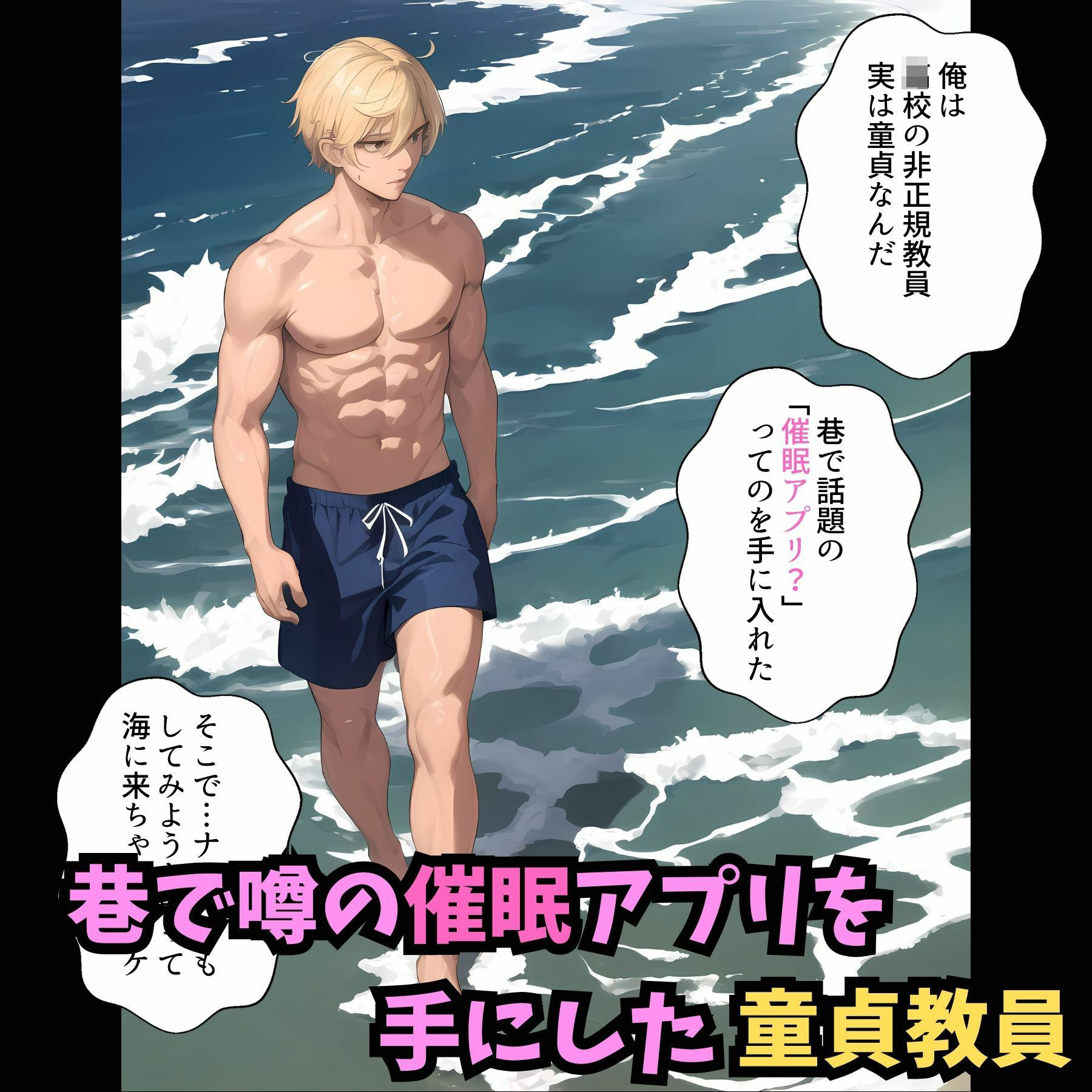 サンプル画像1:催●アプリで強●☆童貞☆卒業 〜海ナンパ〜(ぽんじゅーすたじお) [d_372403]