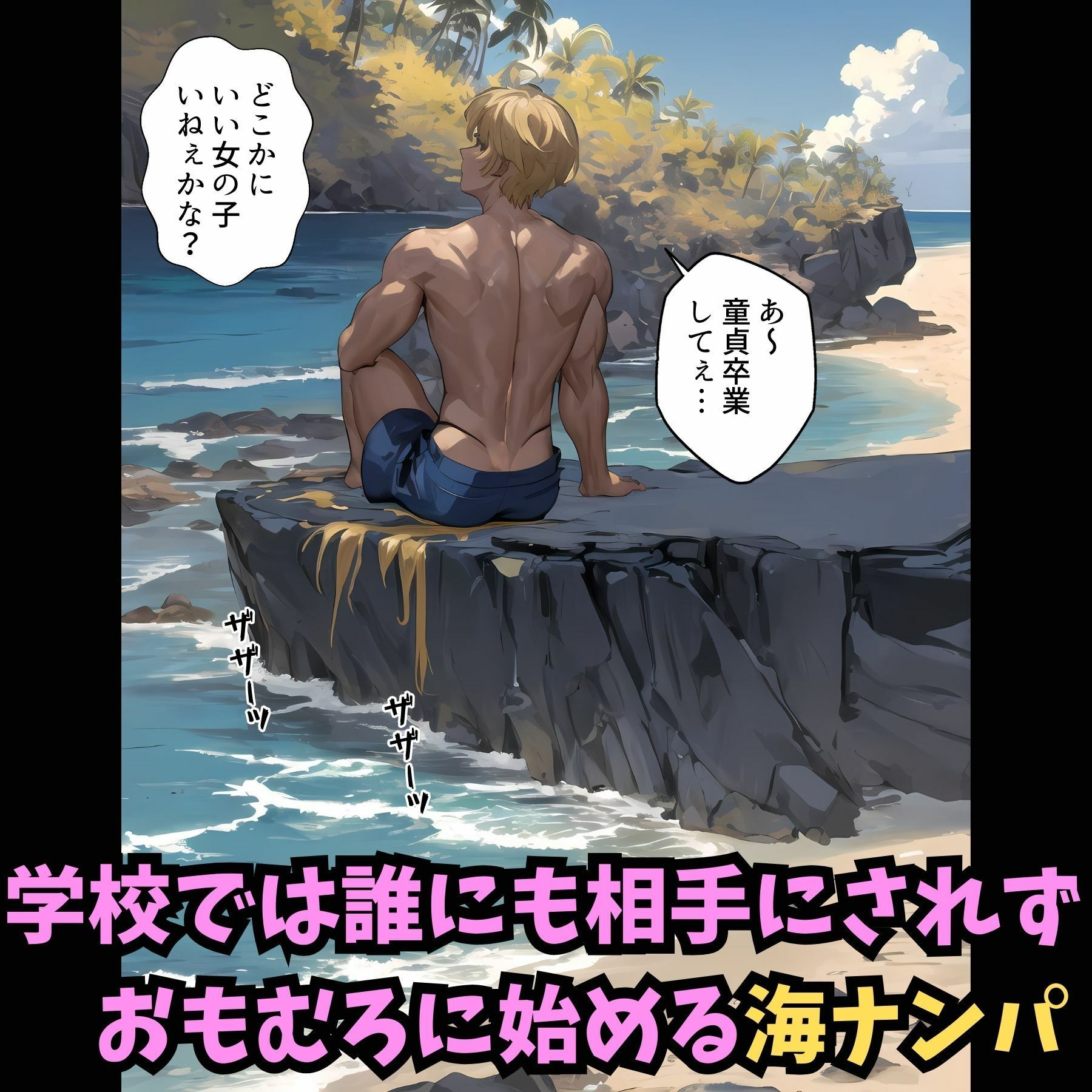 サンプル画像2:催●アプリで強●☆童貞☆卒業 〜海ナンパ〜(ぽんじゅーすたじお) [d_372403]