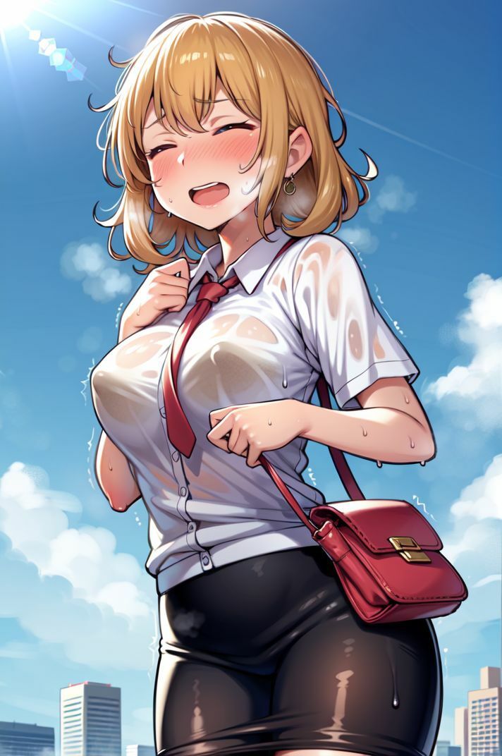 サンプル画像1:汗だく本格セックスで生保レディに中出し契約しちゃうんだなぁ(やらシコ) [d_372488]