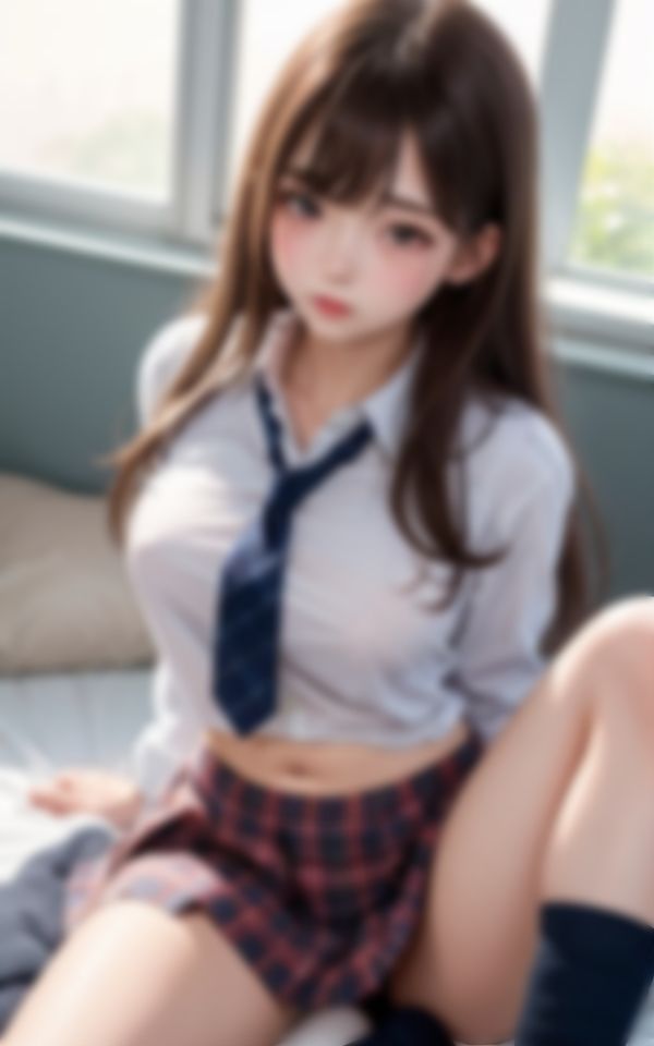 サンプル画像1:公園で可愛いおっぱいを見せてくるエチエチ女学生激写98枚(AIロマンティック) [d_372535]