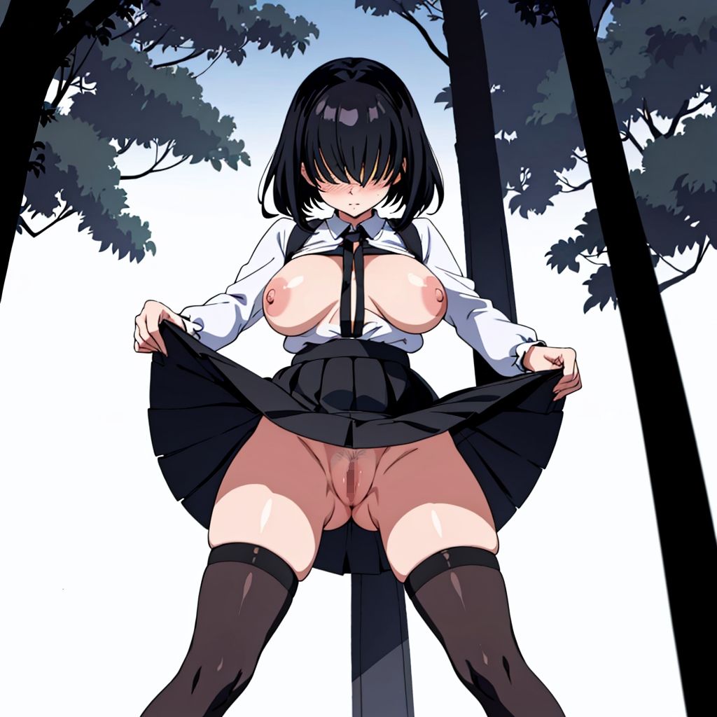 サンプル画像2:ドスケベ地味メカクレ少女(ひかりブックス) [d_372568]