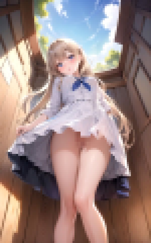 サンプル画像6:ノーパン女◯〇生の誘惑〜性に興味津々な女◯〇生はノーパンビッチになりました。〜(シンセンスセンセーションズ) [d_372590]