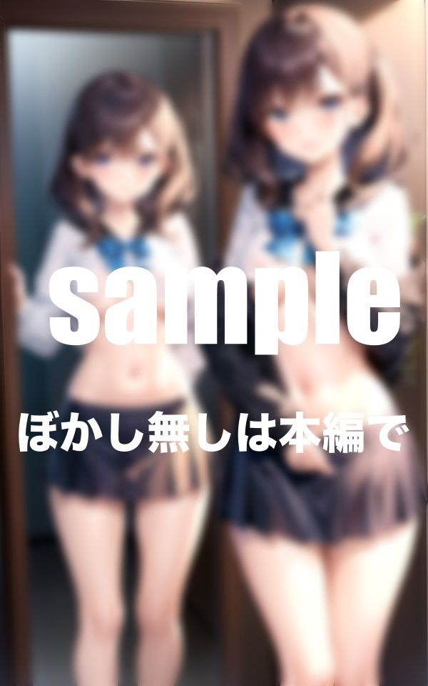 サンプル画像2:裏垢女子の日常(AI.load) [d_372610]