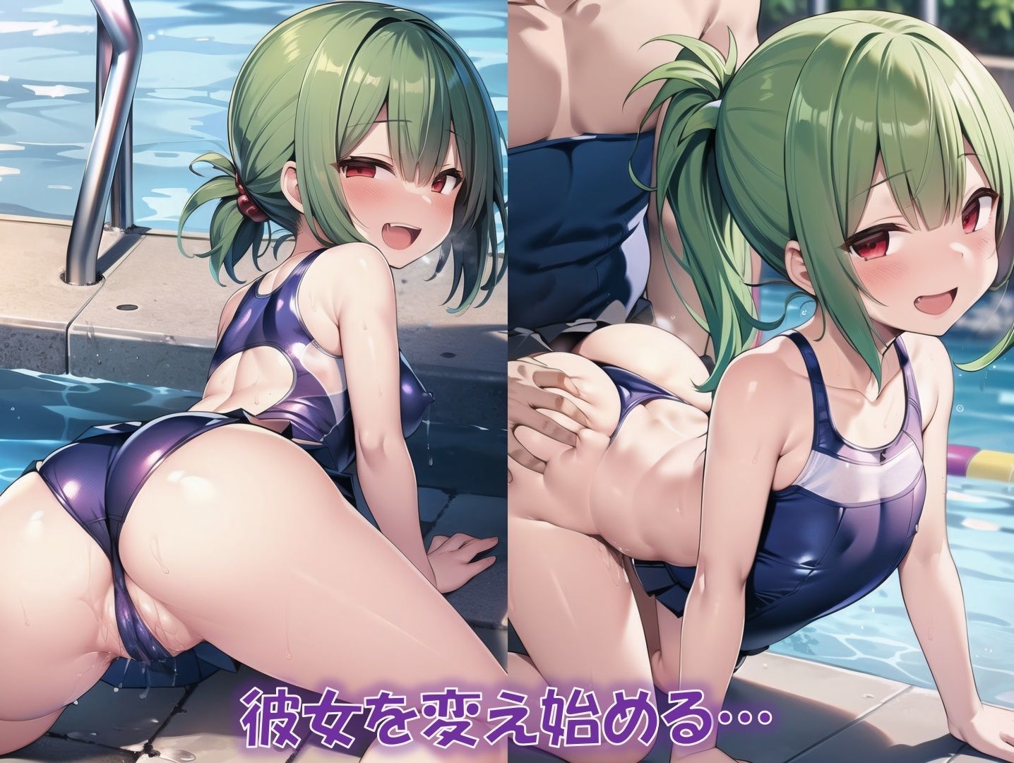 サンプル画像4:変身ヒロイン敗北悪堕ちCG集（アフターグリーン編）（AIArt）(NaruMinix) [d_372656]