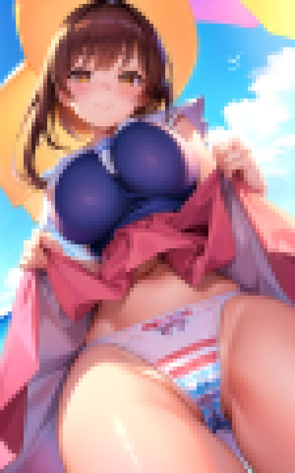 サンプル画像5:セッ◯ス＆海が大好きな爆乳ライフセイバー(ero02) [d_372664]