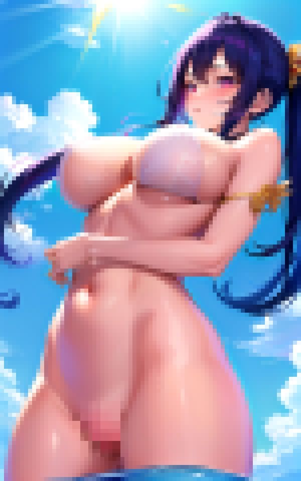 サンプル画像6:夏の海、爆乳美女に逆ナンパされました(データの誘惑出版) [d_372723]