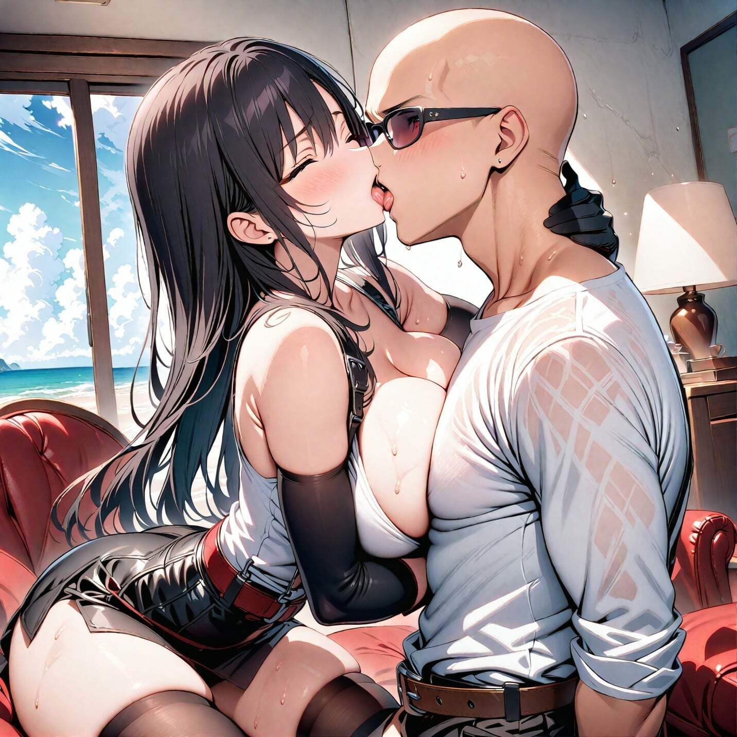 サンプル画像1:ハゲギアス！！ STAGE 4 黒髪ストレートロングのティ〇ァがエロ過ぎたので、とりあえずギ〇スでお持ち帰りしてヤリまくる(ハゲギ〇ス) [d_372803]