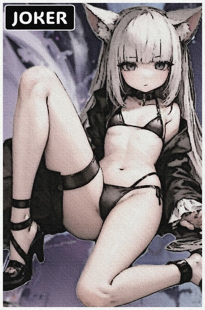 サンプル画像1:けもみみカード（トランプ風）(エロめがね猿) [d_372844]