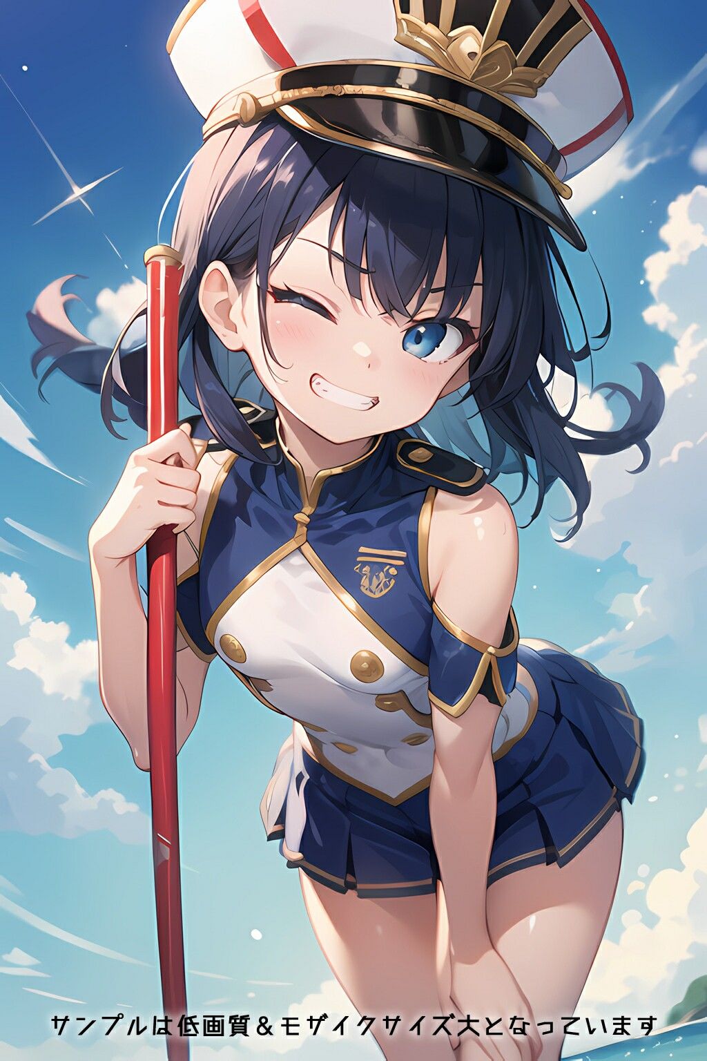 サンプル画像1:半裸繚乱 マーチング・バンド編(0番のりば) [d_372862]