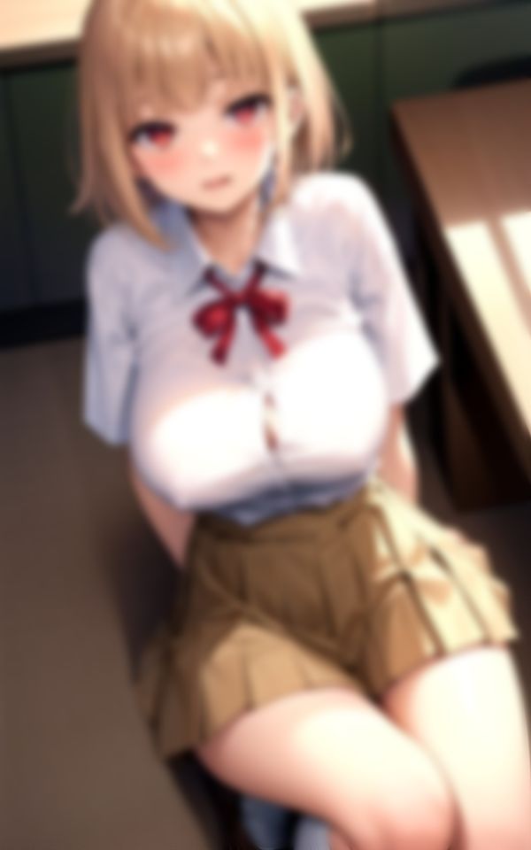 サンプル画像3:綺麗なオ○ンコを見せつけてくるエチエチ女学生(リアルAI製作会) [d_372917]