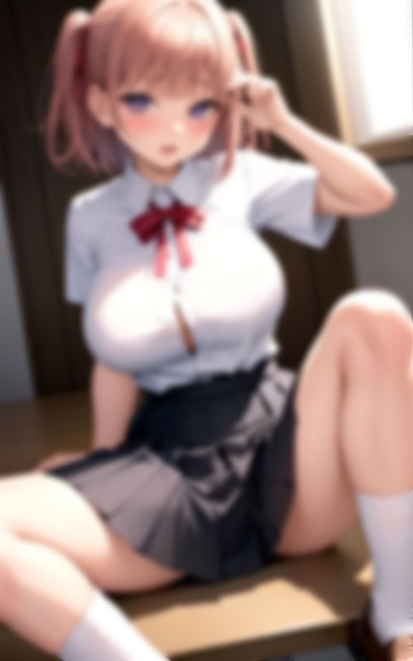 サンプル画像5:綺麗なオ○ンコを見せつけてくるエチエチ女学生(リアルAI製作会) [d_372917]