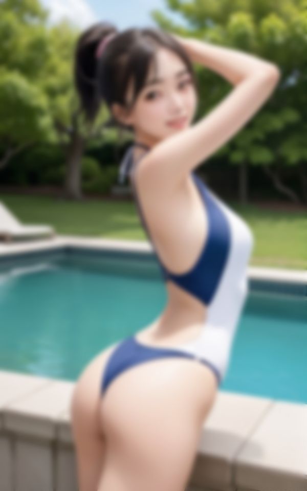 サンプル画像1:えちえちスクール水着で誘惑してくるスタイル抜群美女写真集(ラブLABO) [d_372918]