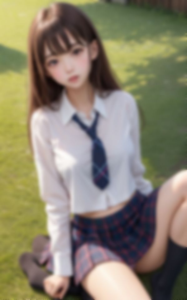 サンプル画像2:綺麗なおっぱいを見せてくれる淫乱女学生撮影集(かなえAI) [d_372924]