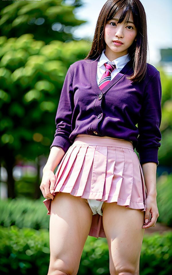 サンプル画像1:スカート大好きな妻が青春時代を思い出しスカート重ね着制服コスでくぱっ！！(ハーパー) [d_372947]