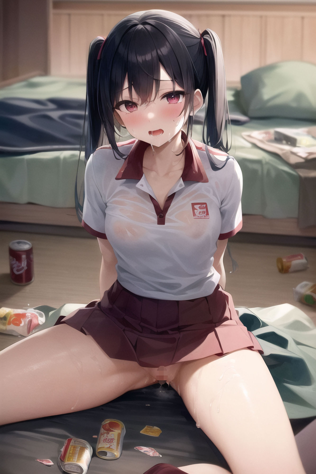 サンプル画像1:大学で彼女が加入したテニスサークルは鬼畜ヤリサーだった(逢月ひなた) [d_372973]