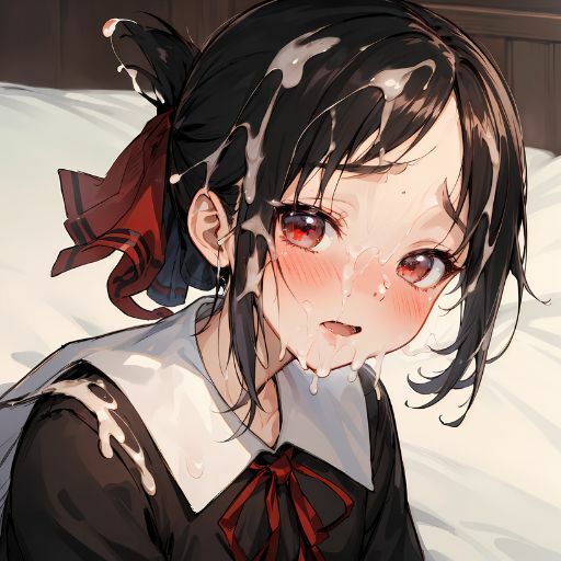 サンプル画像3:顔射！ぶっかけ！四宮かぐや、早坂愛、伊井野ミコに精子をかけまくり…！【かぐや様は告らせたい】(フェチ堂) [d_373010]