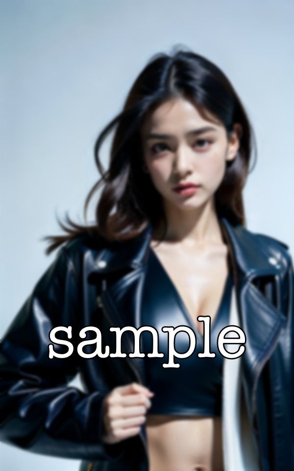 サンプル画像1:巨乳のツーリング！硬い革ジャンから飛び出した柔らかい巨乳！脇見運転注意スペシャル(オタクな写真館) [d_373039]