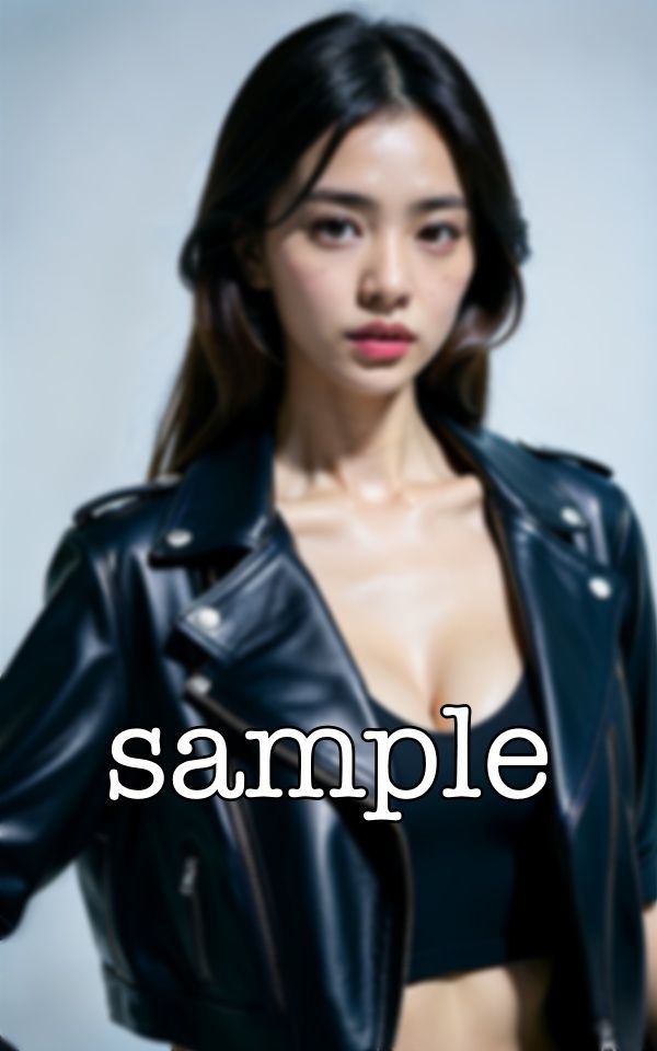 サンプル画像6:巨乳のツーリング！硬い革ジャンから飛び出した柔らかい巨乳！脇見運転注意スペシャル(オタクな写真館) [d_373039]