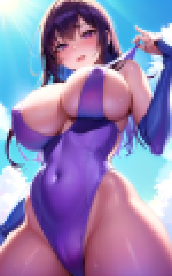 サンプル画像1:アメリカン爆乳！ビーチでビッチを見よう！(ラストフルロジック) [d_373053]